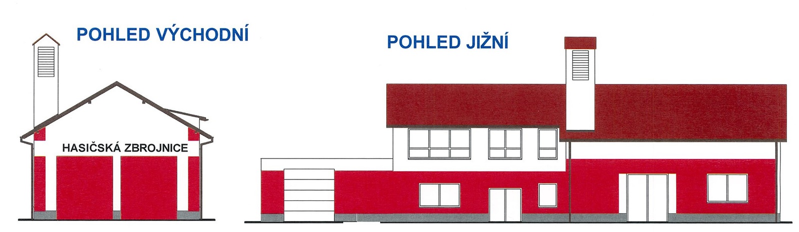 Nová hasičská zbrojnice Chroustov
